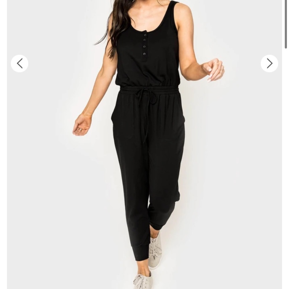 Gibson Look Jennifer Henley Tank Jumpsuit